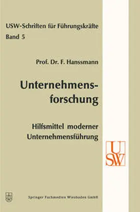 Hanssmann | Unternehmensforschung | E-Book | sack.de