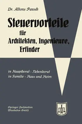 Pausch | Steuervorteile für Architekten, Ingenieure und Erfinder | E-Book | sack.de