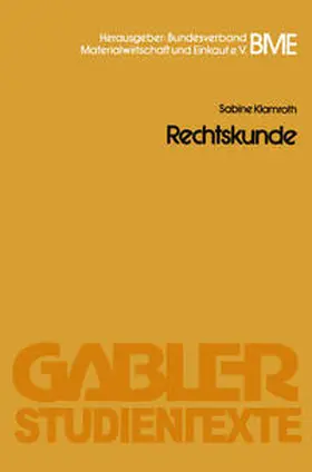 Klamroth | Rechtskunde | E-Book | sack.de