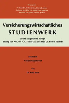 Koch |  Einführung in das Versicherungs-Schrifttum | eBook | Sack Fachmedien