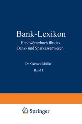 Müller / Löffelholz |  Bank-Lexikon | eBook | Sack Fachmedien