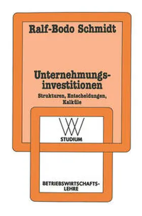 Schmidt |  Unternehmungsinvestitionen | eBook | Sack Fachmedien