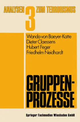 von Baeyer-Katte / Claessens / Feger |  Gruppenprozesse | eBook | Sack Fachmedien