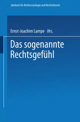 Lampe |  Das sogenannte Rechtsgefühl | eBook | Sack Fachmedien