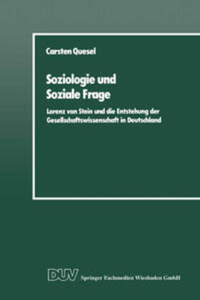 Quesel |  Soziologie und Soziale Frage | eBook | Sack Fachmedien