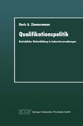 Zimmermann |  Qualifikationspolitik | eBook | Sack Fachmedien