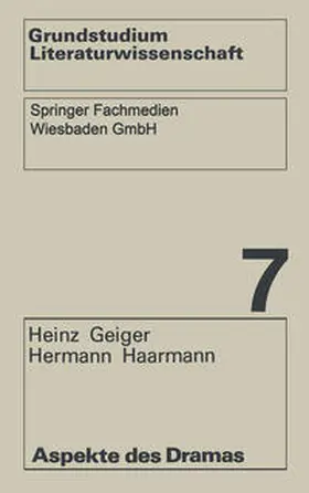 Geiger / Haarmann |  Aspekte des Dramas | eBook | Sack Fachmedien