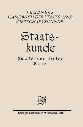 Bräuer / Bäumer |  Staatskunde | Buch |  Sack Fachmedien