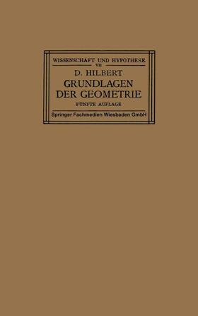 Hilbert |  Grundlagen der Geometrie | Buch |  Sack Fachmedien