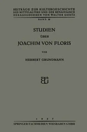 Grundmann |  Studien über Joachim von Floris | eBook | Sack Fachmedien