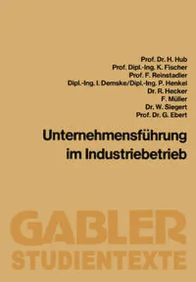 Hub |  Unternehmensführung im Industriebetrieb | eBook | Sack Fachmedien