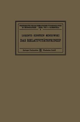 Lorentz / Minkowski / Einstein |  Das Relativitätsprinzip | Buch |  Sack Fachmedien