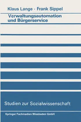 Lange |  Verwaltungsautomation und Bürgerservice | eBook | Sack Fachmedien