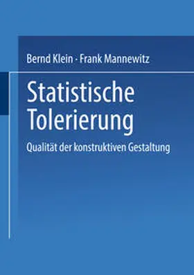 Klein / Mannewitz |  Statistische Tolerierung | eBook | Sack Fachmedien