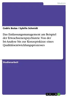 Butze / Schmidt |  Das Entlassungsmanagement am Beispiel der Erwachsenenpsychiatrie. Von der Ist-Analyse bis zur Konzeptskizze eines Qualitätsentwicklungsprozesses | eBook | Sack Fachmedien