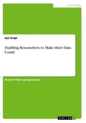 Singh |  Enabling Researchers to Make their Data Count | Buch |  Sack Fachmedien