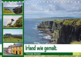 Becker |  Irland wie gemalt (Tischkalender 2019 DIN A5 quer) | Sonstiges |  Sack Fachmedien