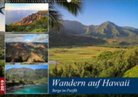 Krauss |  Wandern auf Hawaii - Berge im Pazifik (Wandkalender 2019 DIN A2 quer) | Sonstiges |  Sack Fachmedien