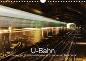 Müller |  U-Bahn - Szenen an U-Bahnstationen in Europa und New York (Wandkalender 2020 DIN A4 quer) | Sonstiges |  Sack Fachmedien