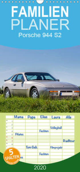 Reiss |  Porsche 944 S2 - Familienplaner hoch (Wandkalender 2020 , 21 cm x 45 cm, hoch) | Sonstiges |  Sack Fachmedien