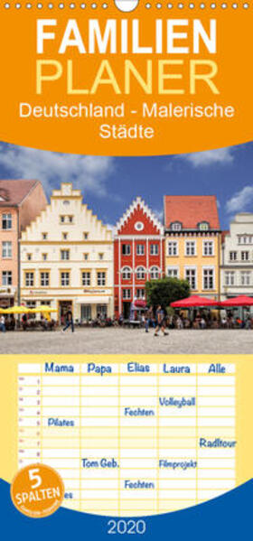 Becker |  Deutschland - Malerische Städte - Familienplaner hoch (Wandkalender 2020 , 21 cm x 45 cm, hoch) | Sonstiges |  Sack Fachmedien