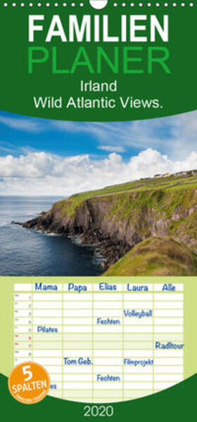 Wagner |  Irland. Wild Atlantic Views. - Familienplaner hoch (Wandkalender 2020 , 21 cm x 45 cm, hoch) | Sonstiges |  Sack Fachmedien