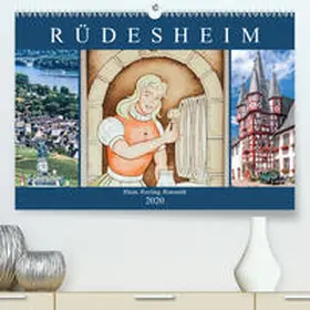 Meyer |  Rüdesheim - Rhein, Riesling, Romantik(Premium, hochwertiger DIN A2 Wandkalender 2020, Kunstdruck in Hochglanz) | Sonstiges |  Sack Fachmedien