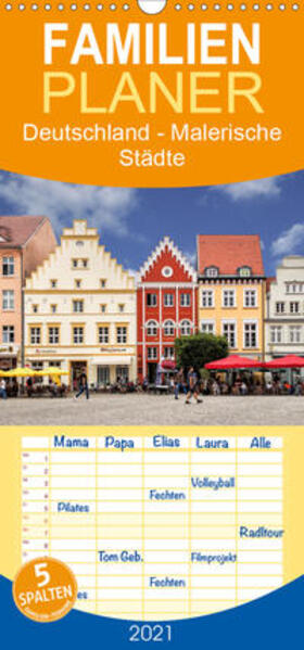 Becker |  Deutschland - Malerische Städte - Familienplaner hoch (Wandkalender 2021 , 21 cm x 45 cm, hoch) | Sonstiges |  Sack Fachmedien