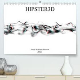 Rieger |  HIPSTER3D white - Design der dritten Dimension (Premium, hochwertiger DIN A2 Wandkalender 2021, Kunstdruck in Hochglanz) | Sonstiges |  Sack Fachmedien