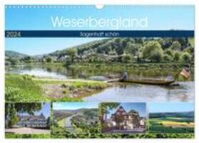 Becker |  Weserbergland - sagenhaft schön (Wandkalender 2024 DIN A3 quer), CALVENDO Monatskalender | Sonstiges |  Sack Fachmedien