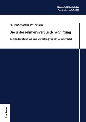 Weinmann |  Die unternehmensverbundene Stiftung | eBook | Sack Fachmedien