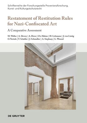 Weller / Dewey / Dorn |  Restatement of Restitution Rules for Nazi-Confiscated Art | Buch |  Sack Fachmedien