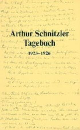 Schnitzler / Welzig |  Tagebuch 1923-1926 | Buch |  Sack Fachmedien