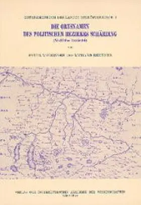 Wiesinger |  Ortsnamenbuch des Landes Oberösterreich. Gesamtwerk / Die Ortsnamen des politischen Bezirkes Schärding (Nördliches Innviertel) | Buch |  Sack Fachmedien