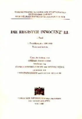 Hageneder | Die Register Innocenz III. / 7. Pontifikatsjahr 1204/1205 | Buch | 978-3-7001-2550-1 | sack.de