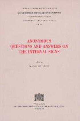 Anonymus / Schartau |  Questons and Answers on the Interval Signs | Buch |  Sack Fachmedien