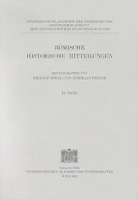  Römische Historische Mitteilungen | Buch |  Sack Fachmedien