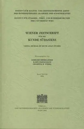 Oberhammer / Preisendanz / Werba |  Wiener Zeitschrift für die Kunde Südasiens und Archiv für Indische Philosophie, Band 48 (2004) ? Vienna Journal of South Asian Studies, Vol. 48 (2004) | Buch |  Sack Fachmedien