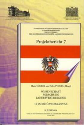 Sünkel / Vogel |  Wissenschaft - Forschung - Landesverteidigung | Buch |  Sack Fachmedien