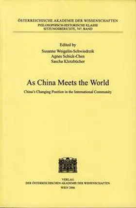 Weigelin-Schwiedrzik / Schick-Chen / Klotzbücher |  As China Meets the World | Buch |  Sack Fachmedien