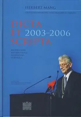 Mang |  2003-2006 Dicta et Scripta | Buch |  Sack Fachmedien