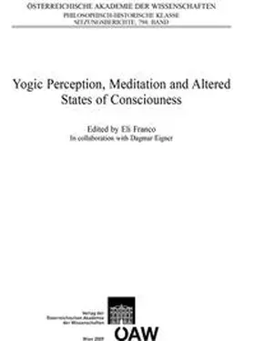 Franco |  Yogic Perception, Meditation and Altered States of Consciousness | Buch |  Sack Fachmedien