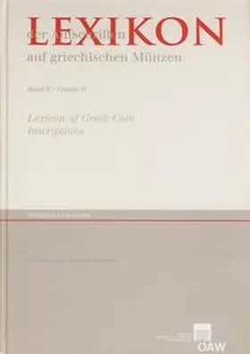 Leschhorn |  Lexikon der Aufschriften auf griechischen Münzen | Buch |  Sack Fachmedien