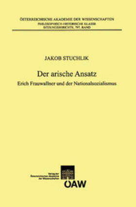 Stuchlik |  Der arische Ansatz | Buch |  Sack Fachmedien