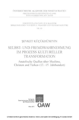 Kücükhüseyin |  Selbst- und Fremdwahrnehmung im Prozess kulureller Transformation | eBook | Sack Fachmedien