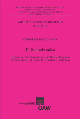 Papagiannis |  Philoprodromica | eBook | Sack Fachmedien