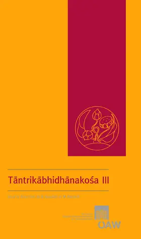 Goodall / Rastelli |  Tantrikabhidhanakosa III | eBook | Sack Fachmedien