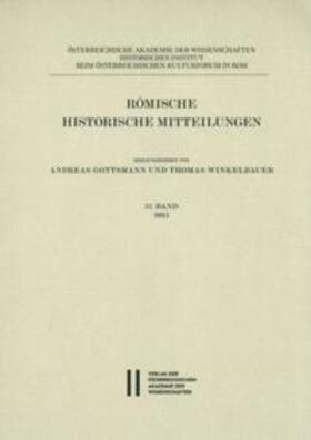 Gottsmann / Winkelbauer | Römische Historische Mitteilungen / Römische Historische Mitteilungen 58 Band 2016 | Buch | 978-3-7001-8046-3 | sack.de