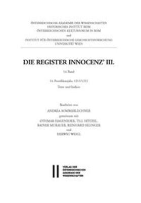  Die Register Innocenz III. / Die Register Innocenz´ III., 14. Band | Buch |  Sack Fachmedien