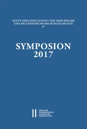 Thür / Yiftach / Zelnick-Abramovitz |  Symposion 2017 | eBook | Sack Fachmedien